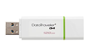 Kingston Digital 128GB Data Traveler 3.0 USB Flash Drive, Green (DTIG4/128GBET)
