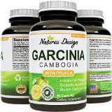 Purest Garcinia Cambogia Extract Highest Grade and Quality 75 HCA Best Formula 9733 Pure and Potent with Extra Strength 9733 Safe and Effective Weight Loss Supplement 9733 90 Caps and Guaranteed By Natures Design