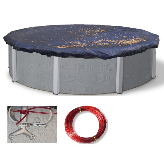 24' Round Above Ground Swimming Pool Leaf Net Cover