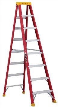 Louisville Ladder L-3016-08 300-Pound Duty Rating Fiberglass Stepladder, 8-Feet