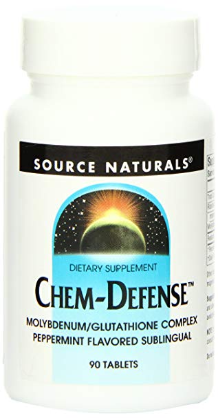 Source Naturals Chem-Defense Peppermint, Synergistic Nutrient Blend,90 Tablets