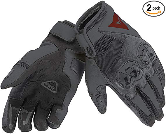 Dainese Adult Mig C2 Unisex Gloves (Black), L