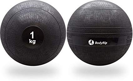 BodyRip NO BOUNCE Medicine Slam Ball Med Ball | Heavy Duty, Durable | Functional Strength Training, Home Gym, Fitness Exercise, Weight Lifting, Fat Loss, Ripped, Crossfit, Calisthenics, MMA