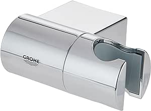 GROHE Rainshower Support Mural pour Pommeau de Douche, Orientable, Chromé, 27055000 (Import Allemagne)