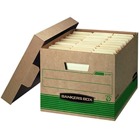Bankers Box Recycled Stor/File Medium-Duty Storage Boxes, Letter/Legal, 20-Pack, 1277008