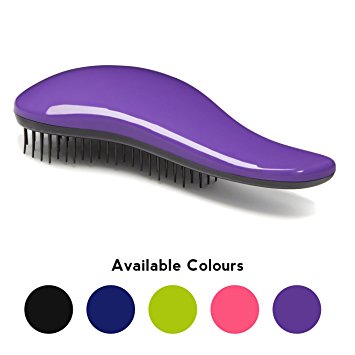 Simply Beautiful de Tangle Hair Brush - Professional Detangling Hairbrush - Purple