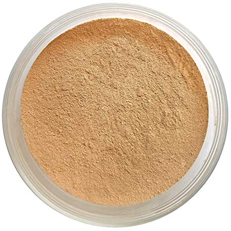 Nourisse Natural 100% Pure Mineral Foundation Facial Sunscreen Powder"Kit", 50+ SPF/Sensitive Skin, 9 Shades (Medium-Light)