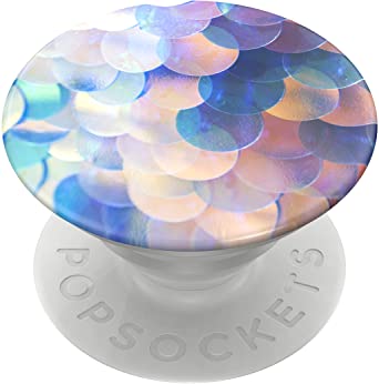 PopSockets: PopGrip with Swappable Top for Phones and Tablets - Shimmer Scales