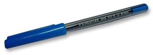 Staedtler Stick 430 Pen Blue Pack of 10 430M-3