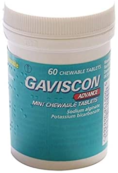 GAVISCON Advance Mint CHEWABLE Tablets 60 Pack (Mint)