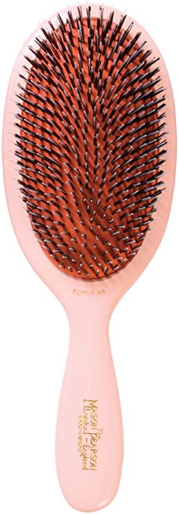 Mason Pearson Popular Bristle & Nylon BN1 Pink Hairbrush