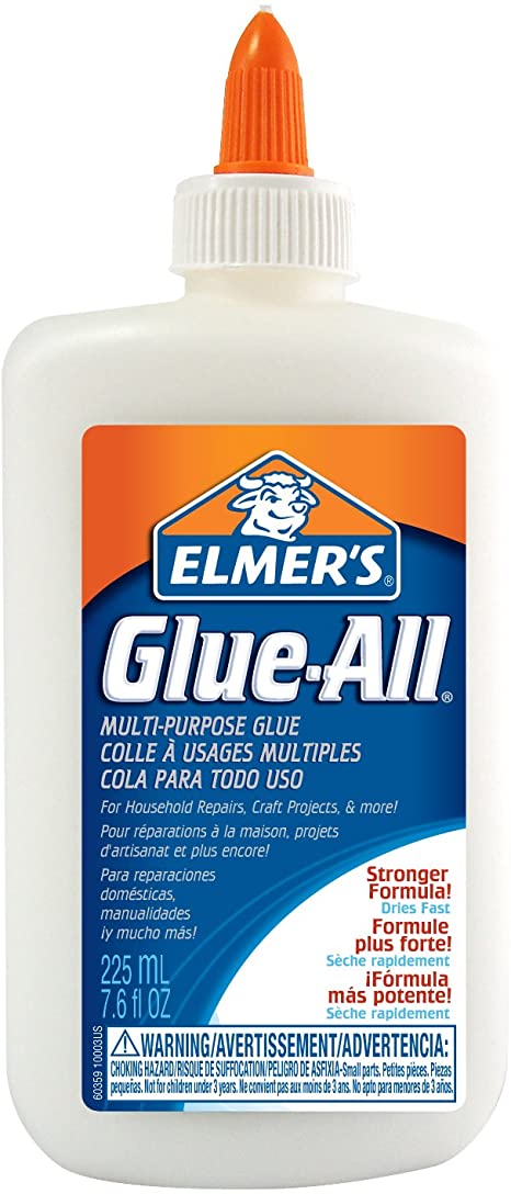 Elmer's Glue-All Multi-Purpose Glue, 225ml, 7.6-Ounce Bottle (60359Q)