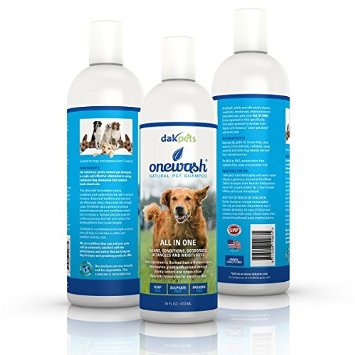Dog Shampoo and Conditioner All In One- Cleans Conditions Deodorizes Detangles and Moisturizes Best Dog Shampoo Provides Itch Relief and Allergy Relief Veterinary Grade Strength