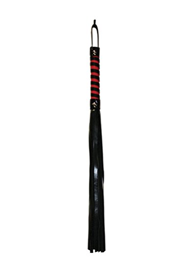 Sportsheets International S&m Red and Black Stripe Flogger