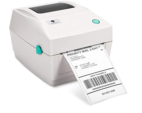 Phomemo Shipping Label Printer for Shipping Packages, 152mm/s 4x6 Thermal Desktop Label Printer Maker for Address Barcode Mailing, Work with Ebay Amazon USPS FedEx DHL, Compatible with Mac & Windows