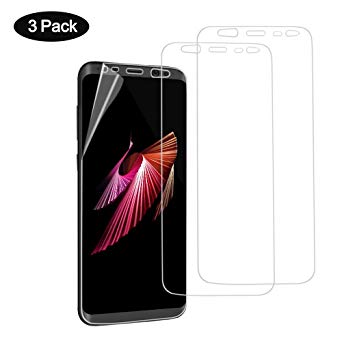 Galaxy S8 Screen Protector Full Coverage HD Clear Anti-Scratch Protective Film Screen Protector for Samsung Galaxy S8 3 Pack