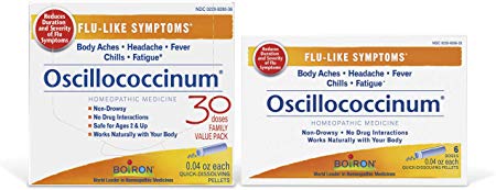 Oscillococcinum Boiron oscillococcinum homeopathic Medicine for flu-Like Symptoms, 36 Count