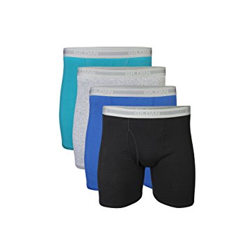 Gildan Men's Regular Leg Boxer Briefs Multi-Pack