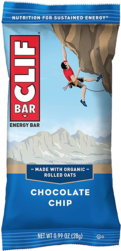CLIF BAR - Mini Energy Bars - Chocolate Chip - (0.99 Ounce Snack Bars, 20 Count)