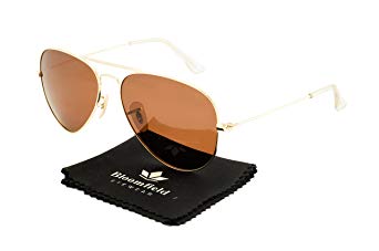 Bloomfield Classic Aviator polarized sunglasses for men women 100% UV Protection BFA