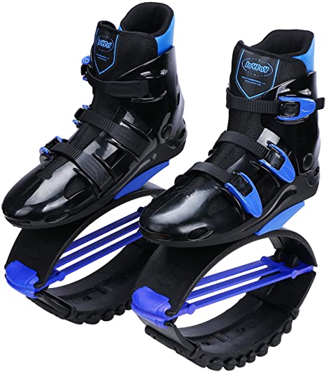 Joyfay Unisex Fitness Jump Shoes Bounce Shoes (Blue, XX-Large)