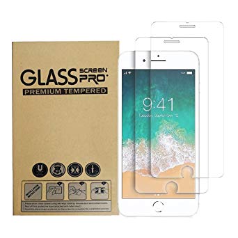 iPhone 8 7 6 6S Screen Protector, Jamora 0.26mm 9H Tempered Shatterproof Glass Screen Protector Anti-Shatter Film for iPhone 8/7/6/6S 4.7" Inch [3D Touch Compatible] - (2-Pack)