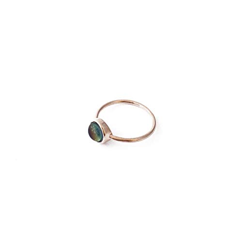 HONEYCAT Mood Ring in Gold, Rose Gold, or Silver | Minimalist, Delicate Jewelry