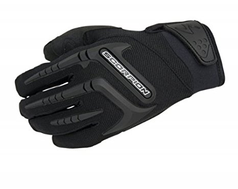 Scorpion Skrub Men's Textile Street Bike Racing Motorcycle Gloves - Black / Large