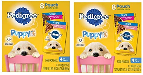 Pedigree Choice Cuts Puppy Wet Food Pouches, 3.5 oz.