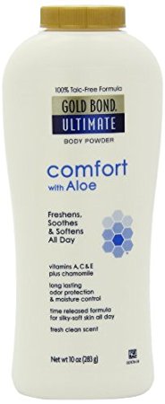 Gold Bond Ultimate Comfort Body Powder, Aloe, 10-Ounce Bottles by Gold Bond