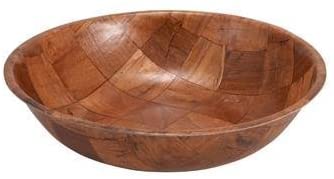 Winco WWB-12 Wooden Woven Salad Bowl, 12-Inch by Winco