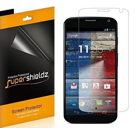 [6-Pack] SUPERSHIELDZ- Anti-Bubble [HD Clear] Screen Protector For Motorola Moto X (1st Gen)   Lifetime Replacements Warranty (AT&T, Verizon, Sprint, T-mobile, All Carriers)[6-PACK] - Retail Packaging