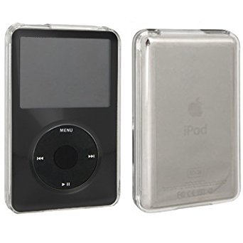 Black Apple iPod Classic Hard Case with Aluminum Plating 80gb 120gb 160gb