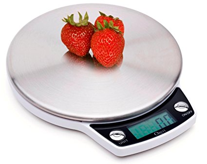 Ozeri Precision Pro Stainless-Steel Digital Kitchen Scale with Oversized Weighing Platform
