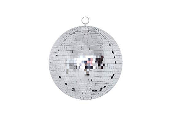 NuLink 8" Disco Light Mirror Ball with Hanging Ring