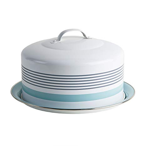 Jamie Oliver Baking Cake Tin with Cover Lid and Handle, Round, Stainless Steel