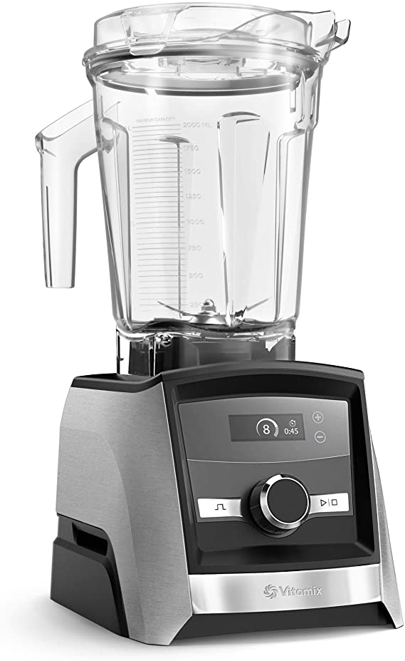 Vitamix A3300 Ascent Series Smart Blender, Professional-Grade, 64 oz. Low Profile Container, Brushed Stainless Finish