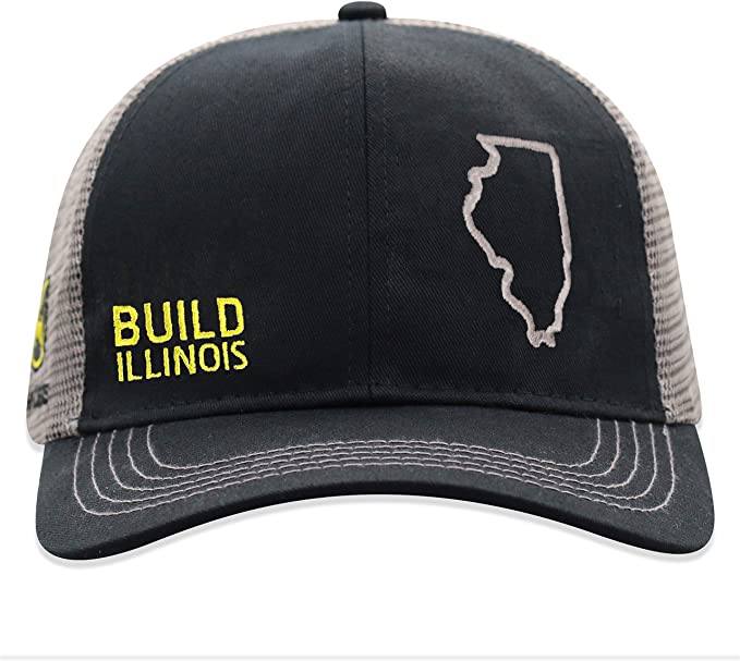 John Deere Build State Pride Cap-Black and Gray