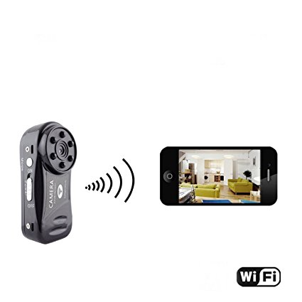 Mofek Wifi Hidden Camera Mini DVR DV Camcorder Video Audio Recorder Support iPhone IOS, Android Phone Remote View