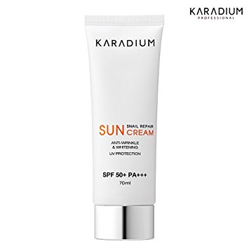[KARADIUM] Snail Repair Sun Cream SPF50  PA    70ml / Whitening & Anti-Wrinkle