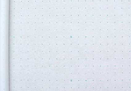 1 Roll of Alpha Numeric Dotted Marking Paper/Pattern Paper (48 inches x 10 Yards) Optimum Performance - Made in The USA