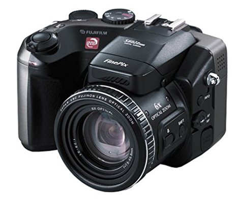 Fujifilm FinePix S602 Zoom - Digital camera - compact - 3.1 Mpix / 6.0 Mpix (interpolated) - optical zoom: 6 x - supported memory: CF, SM - black, metallic gray