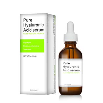 Dermapeel pure hyaluronic acid serum skin care facial care hyaluronic acid moisturizer-100% Pure,Anti-Aging Serum-Intense Hydration+Moisturizer,Non-greasy,Paraben Free-S07