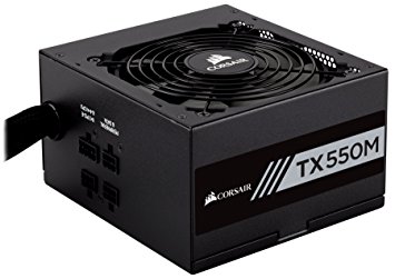 CORSAIR TX Series TX550M 550W 80 PLUS Gold Modular Power Supply