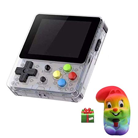 Basde Handheld Game Console Kids Adults, LDK Game Screen by 2.6 Thumbs Mini Palm Palm Pilot Nostalgia Console Children Retro Console of Dioco Mini Family TV Video (White)