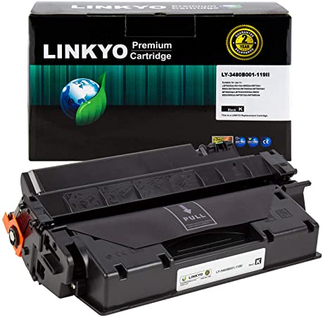 LINKYO Compatible Toner Cartridge Replacement for Canon 119 II 3480B001AA (Black, High Yield)