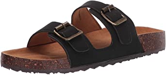 Amazon Essentials Women's Buckle Slip On Sandal