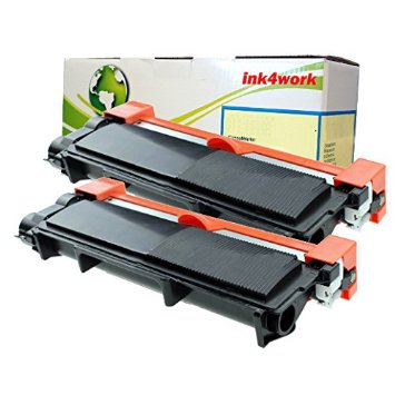 INK4WORK Compatible Toner Cartridge Replacement for Brother TN660  Black  2-Pack