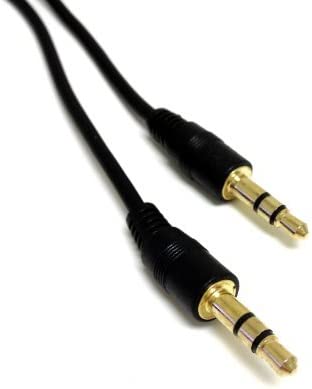 10 Pack 6' 3.5mm Auxilary Cord Male Gold Car Aux Stereo Audio Cable PC iPod MP3