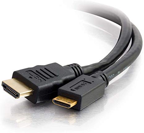 C2G 50617 4K UHD High Speed HDMI to Mini HDMI Cable (60Hz) with Ethernet for 4K Devices, Black (1.5 Feet, 0.45 Meters)